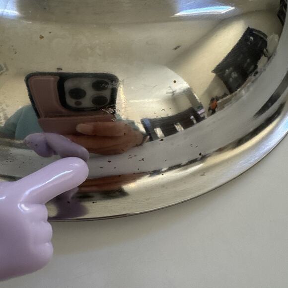 CALPHALON Stainless Steel 8" Frying Pan 1388 Omelette - Picture 9 of 10